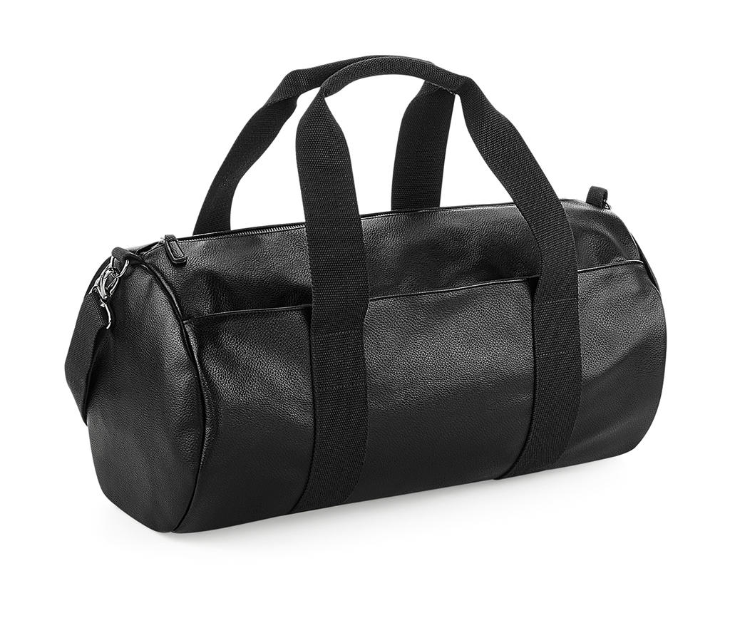 Geanta din alte tesaturi Faux Leather Barrel Bag 93729 0