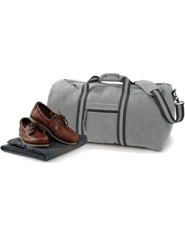 Geanta din bumbac Vintage Canvas Holdall 61330 8 Geanta din bumbac Vintage Canvas Holdall 61330 8