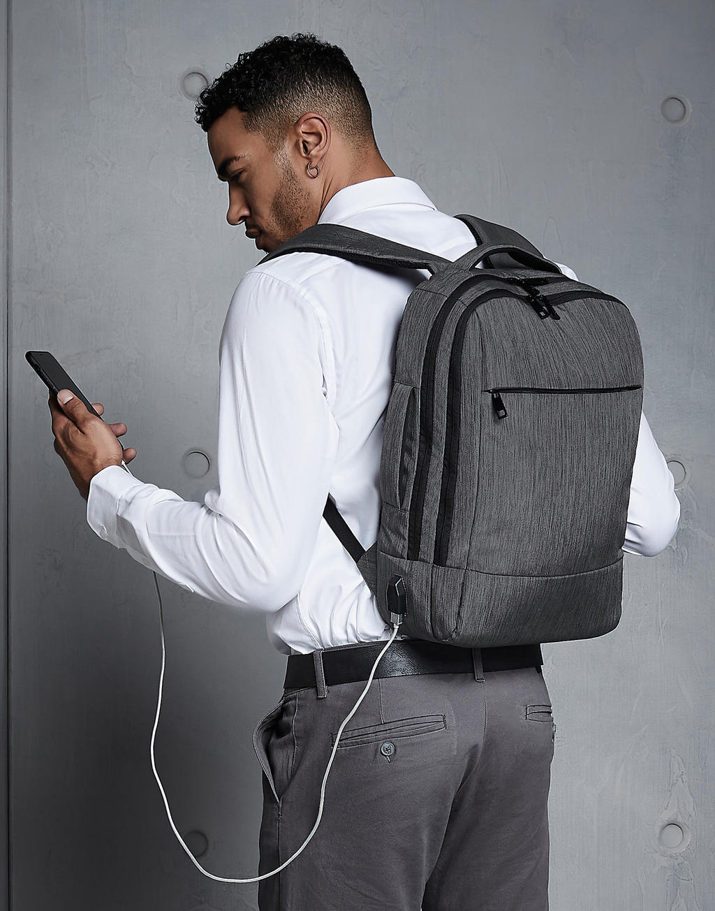 Rucsac din alte tesaturi Q Tech Charge Convertible Backpack 08830 3
