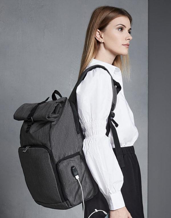 Rucsac din alte tesaturi Q Tech Charge Roll Top Backpack 08930 3 Rucsac din alte tesaturi Q Tech Charge Roll Top Backpack 08930 3