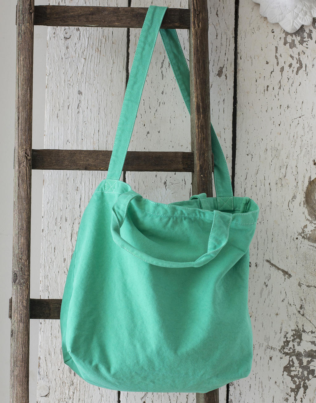 Sacosa din bumbac Zipped Canvas Shopper 63557 2