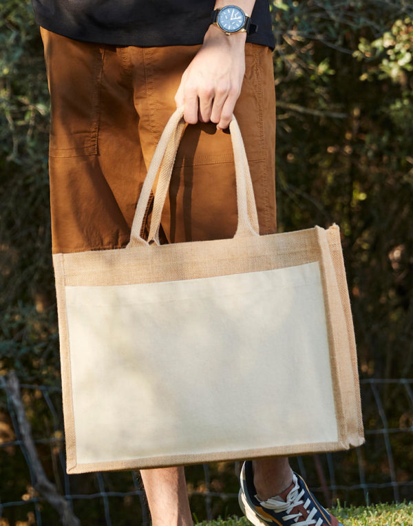 Sacosa din iuta Cotton Pocket Jute Shopper 65228 0