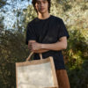 Sacosa din iuta Cotton Pocket Jute Shopper 65228 2